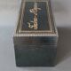 Coffret à tabac et cigares en bois et laiton Napoléon 3