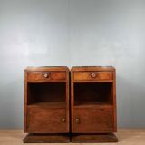 Pair of Art Deco style bedside tables
