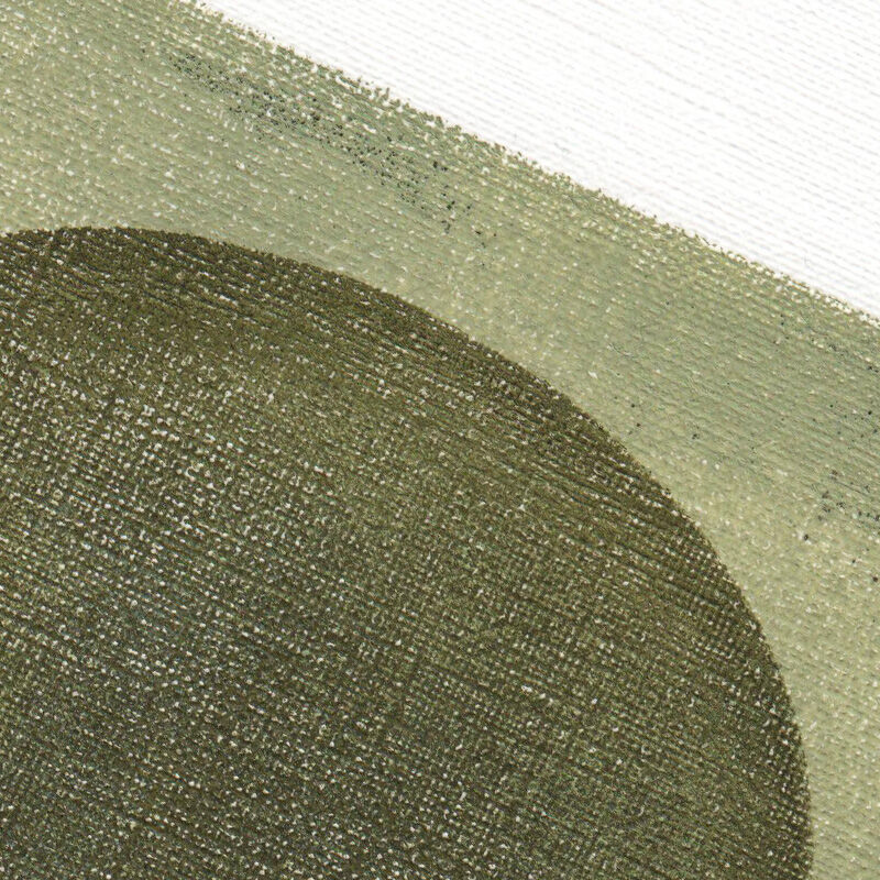 Abstract paper painting dated and signed without frame