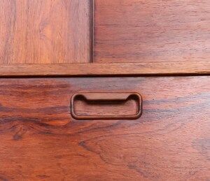 Vintage Dutch design sideboard with asymmetrical layout, 1960s