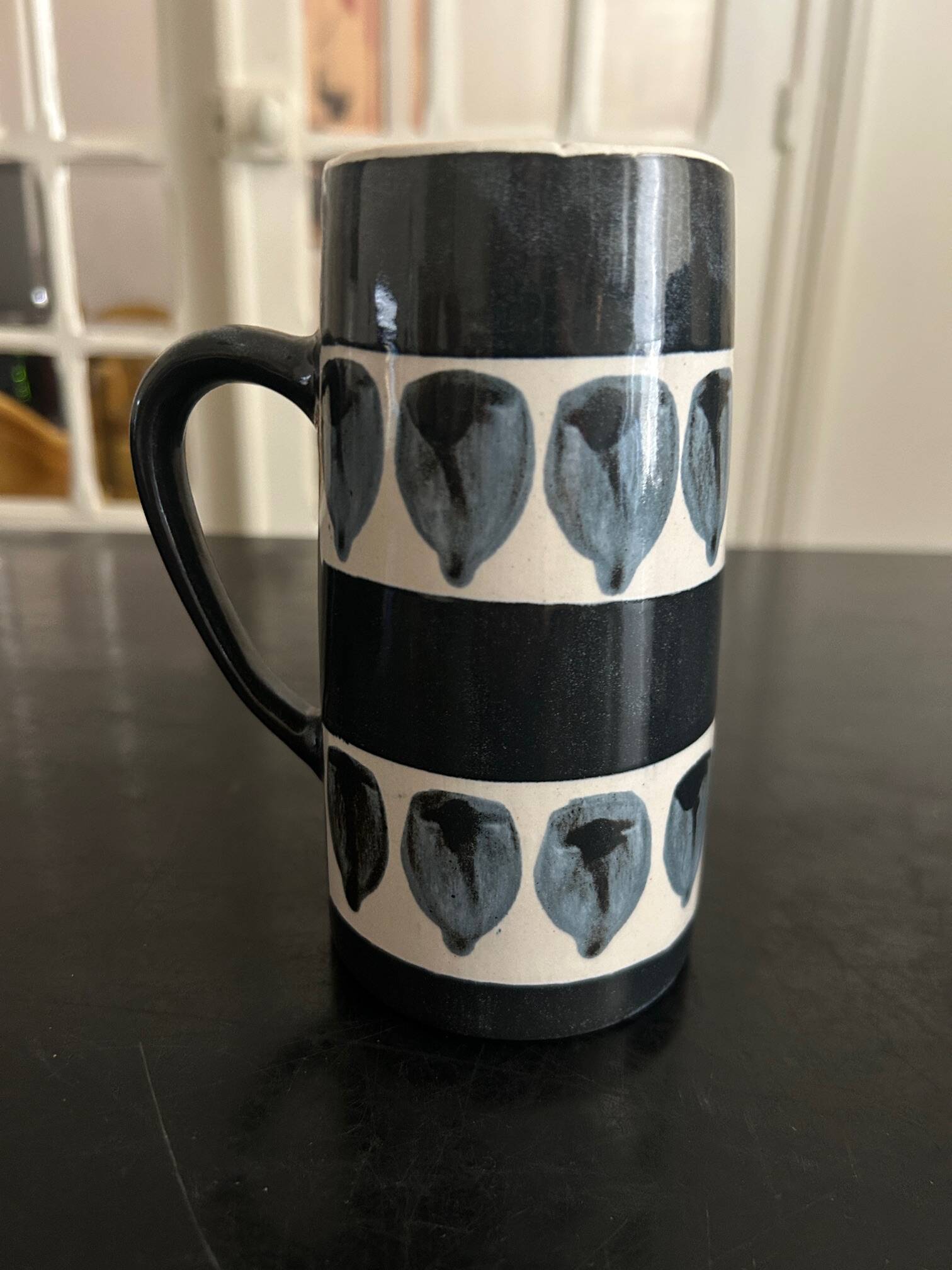 Two vintage ceramic mugs