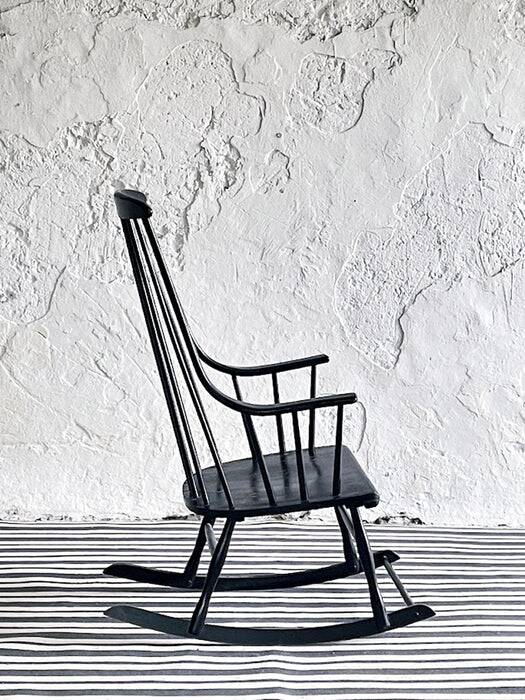 Grandessa rocking chair by Lena Larsson, Nesto, Sweden, 1960s