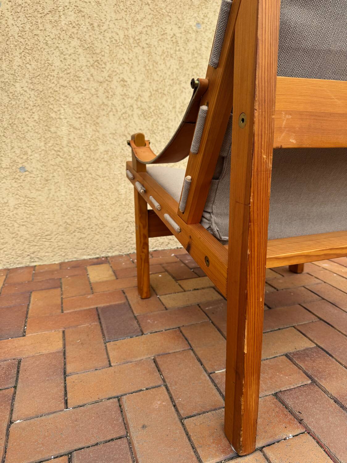 Chaise safari vintage "Hunter" par Torbjørn Afdal, 1960, Norvège