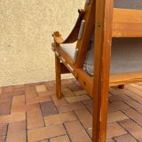 Chaise safari vintage "Hunter" par Torbjørn Afdal, 1960, Norvège