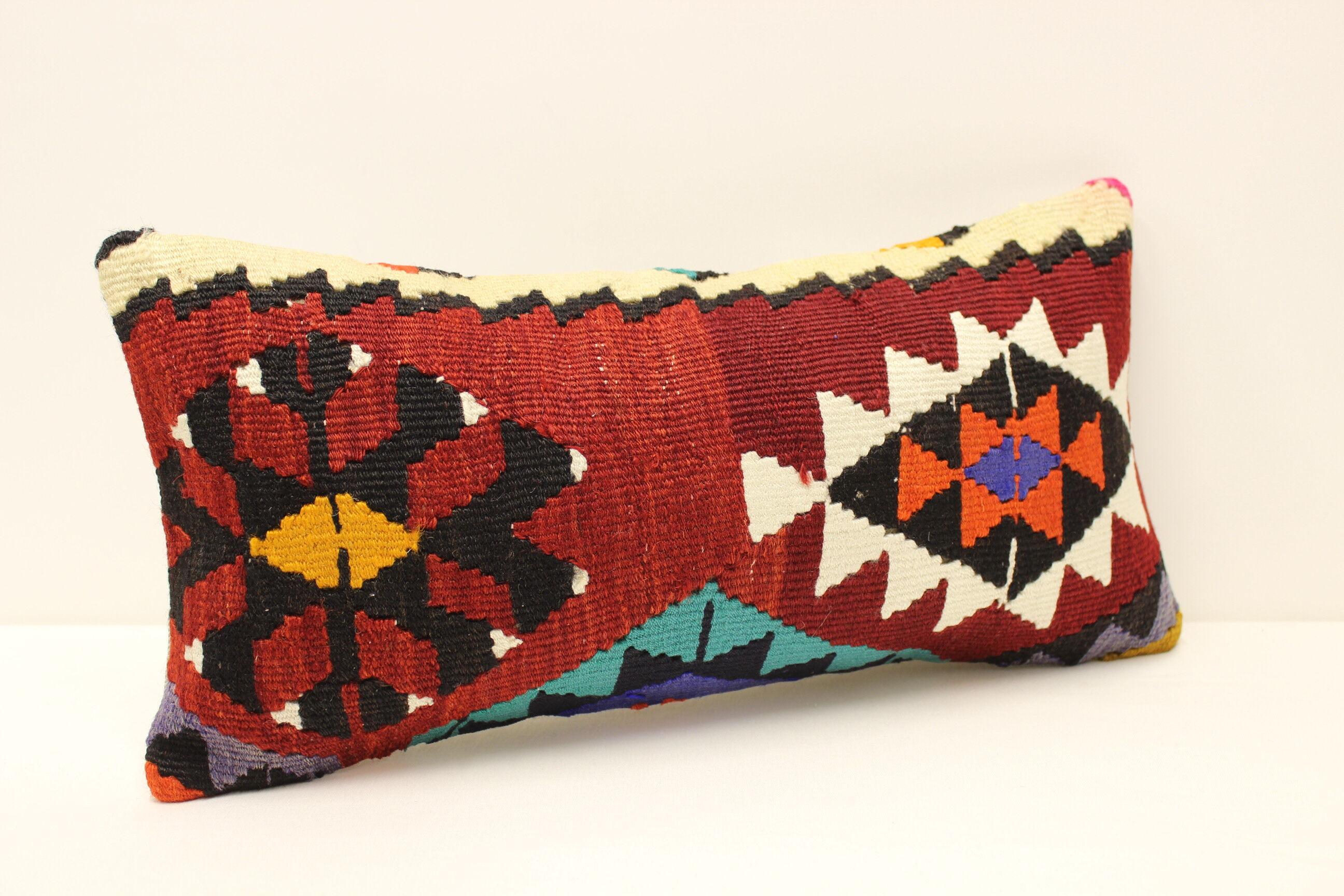 25x50 Cm Kilim Cushion,Vintage Cushion Cover
