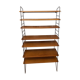 Large string shelf on vintage foot
