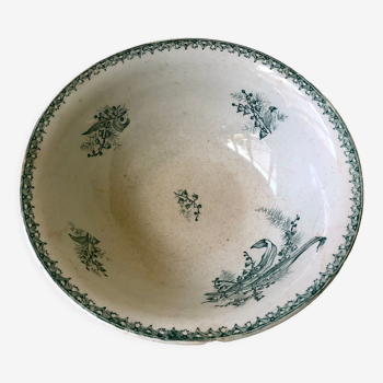 Salad bowl in iron earth model "Lily of the valley"