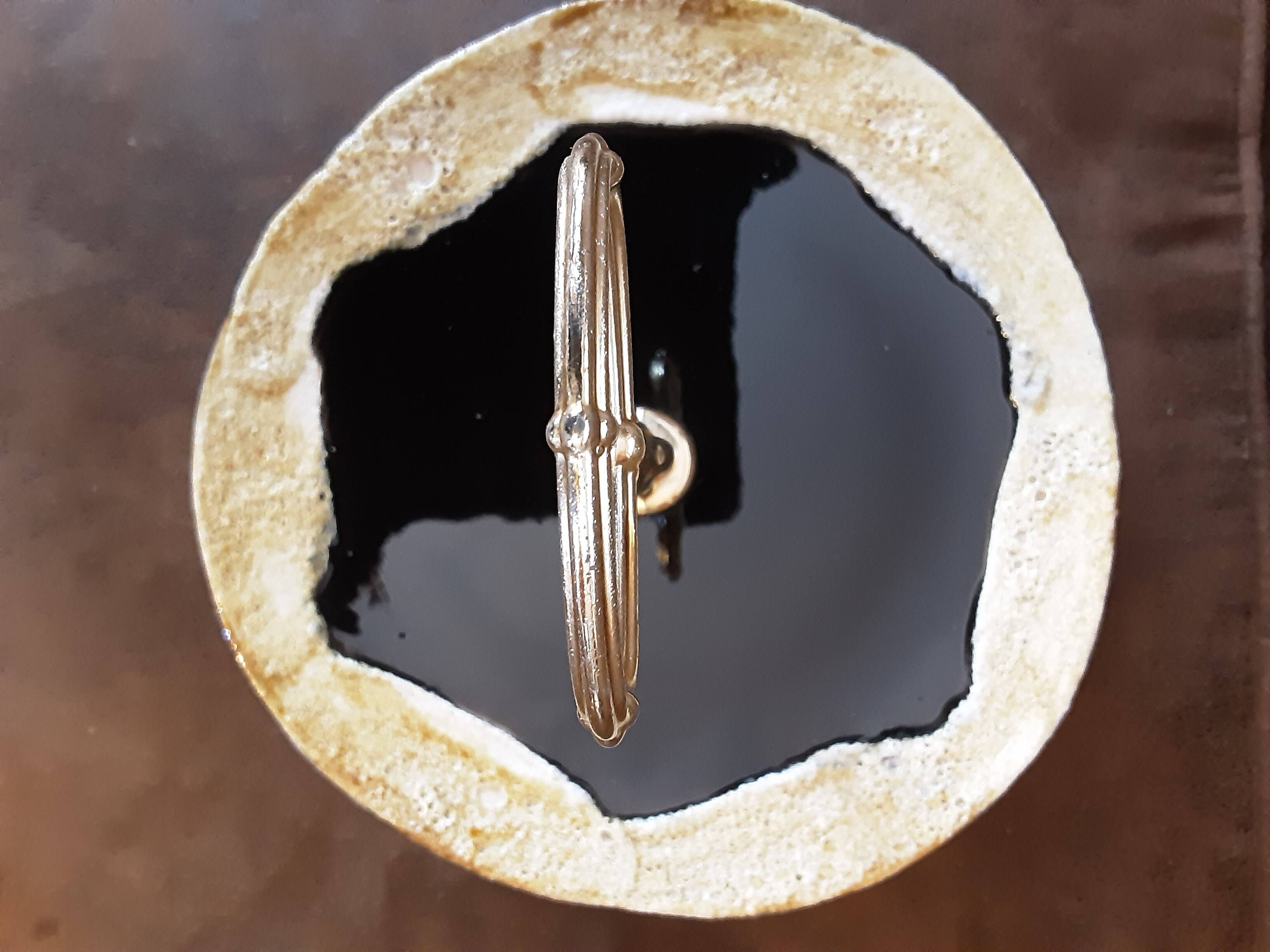 2-tier tray, handmade ceramic