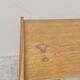 Vintage chest of drawers with compass feet, 1950s, 4 drawers