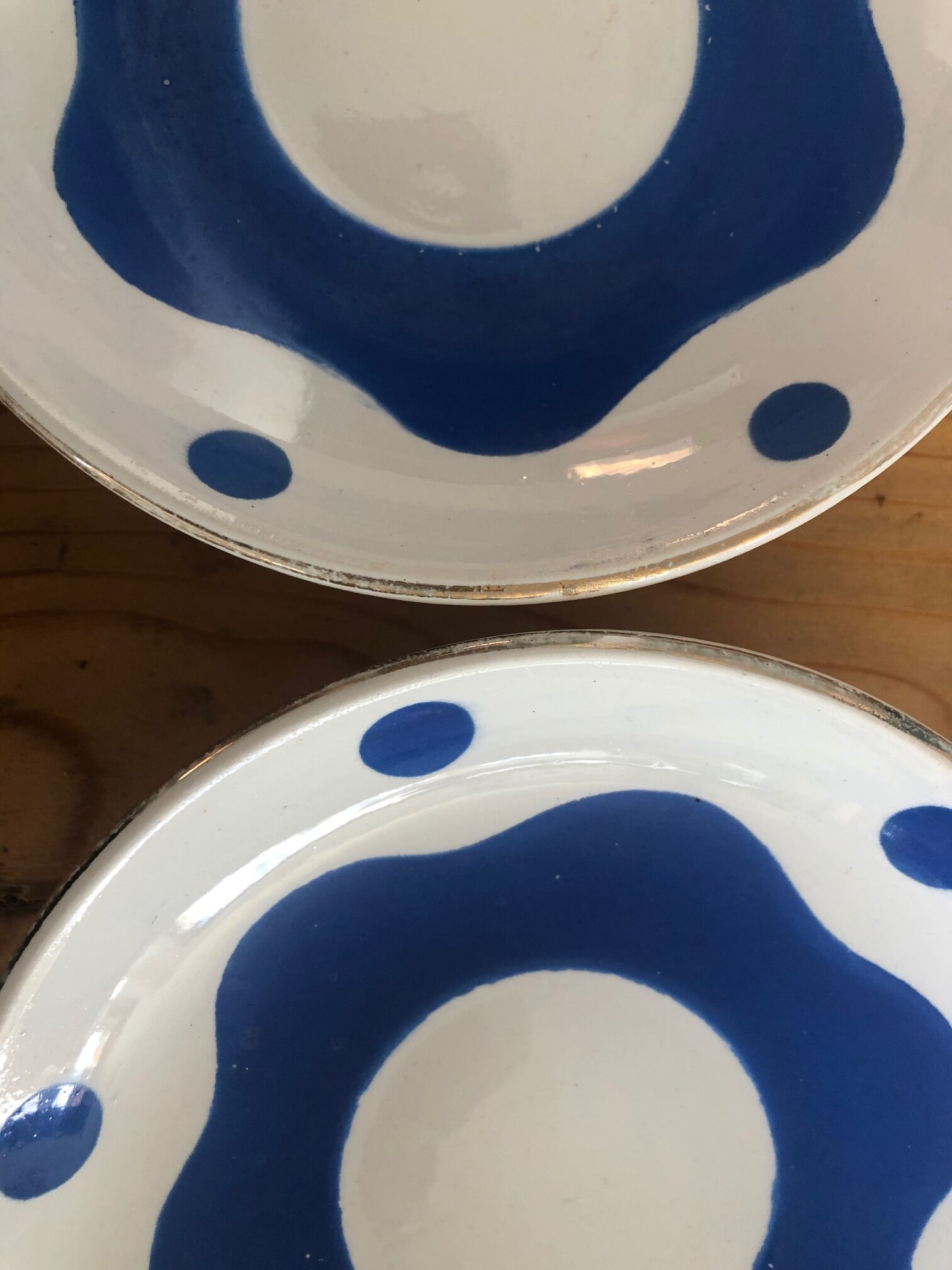 Blue pair duo Sarreguemines