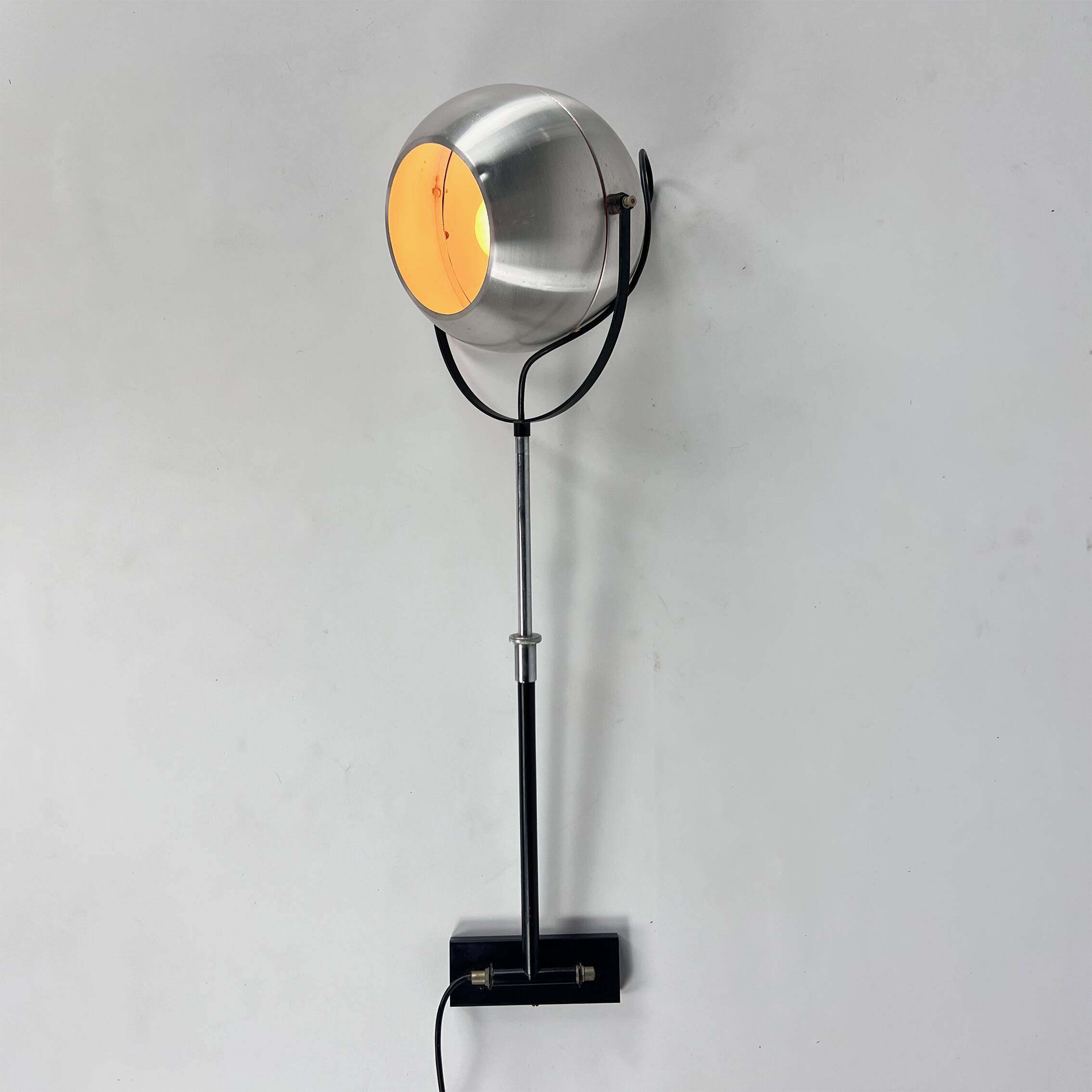 Mid Century Dijkstra Satellite Wall Lamp, 1960s