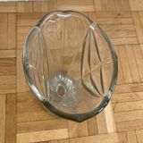 Vase en verre forme diabolo