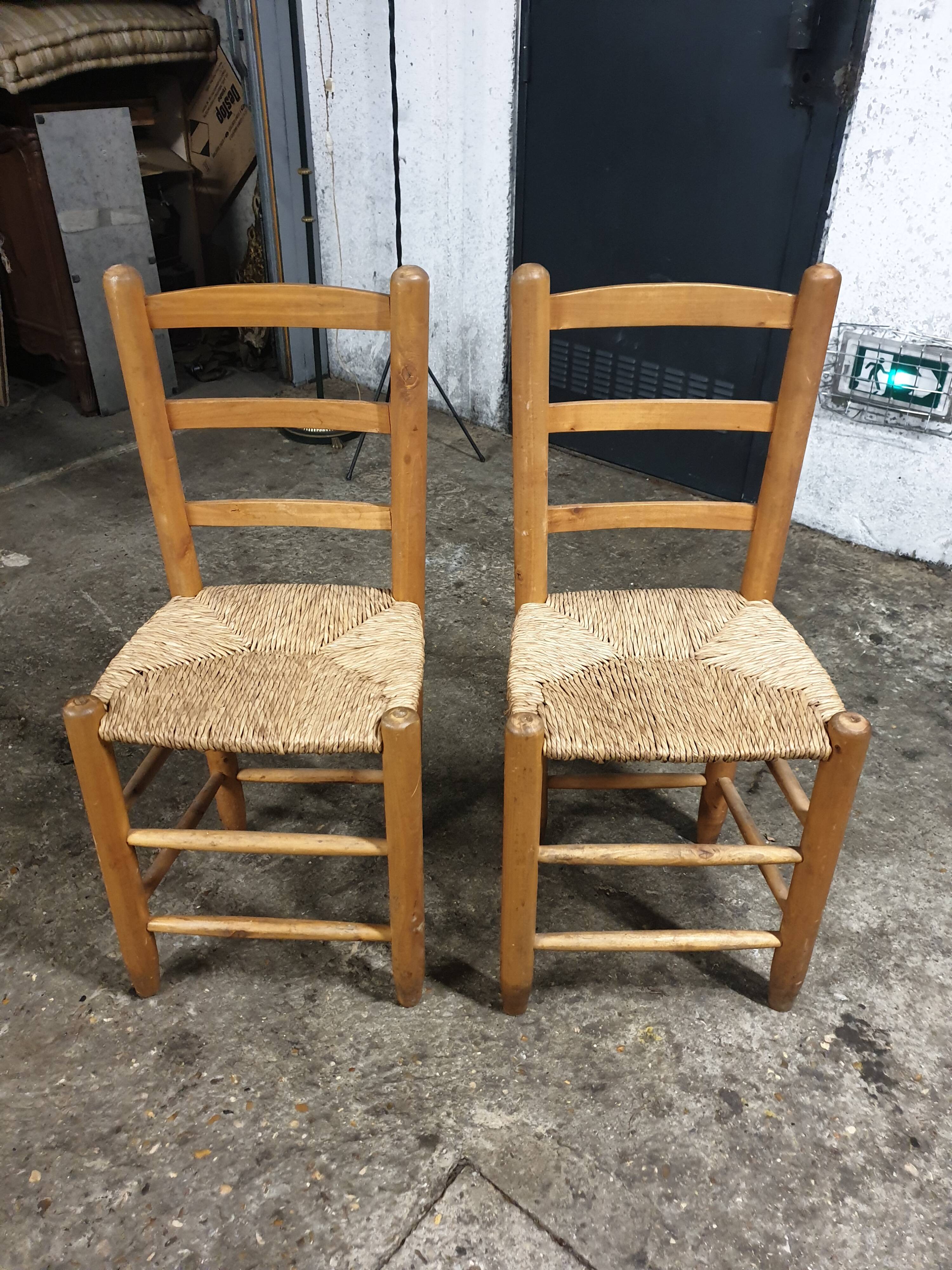 Pair of brutalist chairs