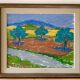 Svan Grandin (1906- 1982) Vintage Painting Landscape, signed