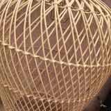XXL rattan pendant light Natural rattan light