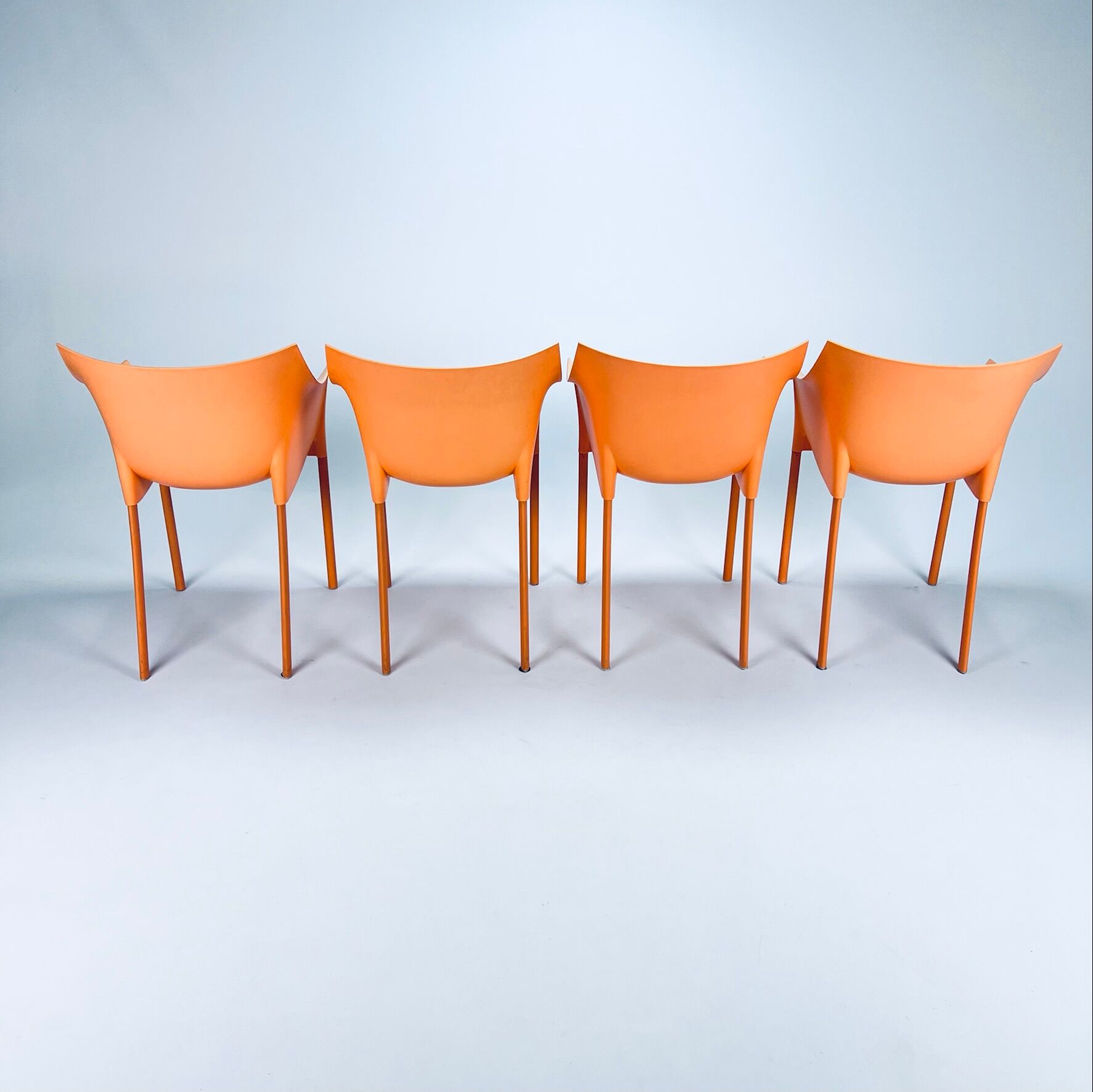 Set of 4 Dr. No chairs by Philippe Starck for Kartell, 1990s