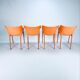 Ensemble de 4 chaises Dr. No par Philippe Starck pour Kartell, années 1990