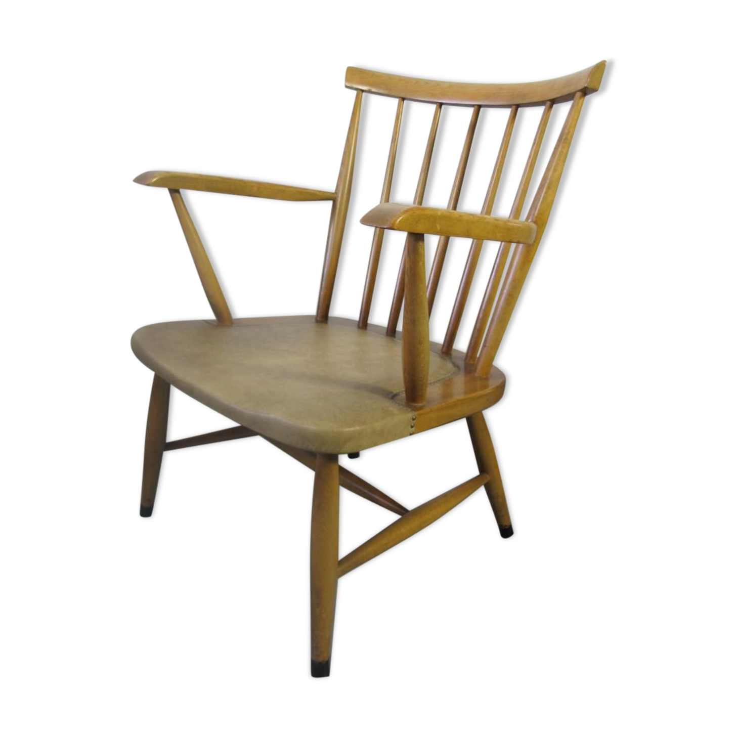 Chair in wood with file at bars