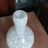 Blown glass pot vase clichy white soliflore dpc 1123416