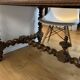 Antique solid oak dining table