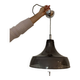 70s gray plexi pendant light