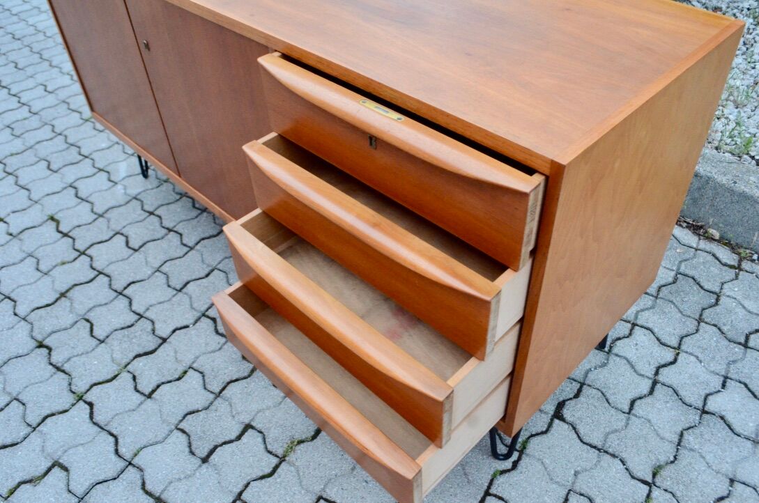 MID Century A.M.T Sideboard Germany Cabinet Walnut Minimalist