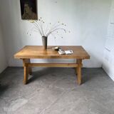 Table, mobilier de montagne en hêtre, 1950