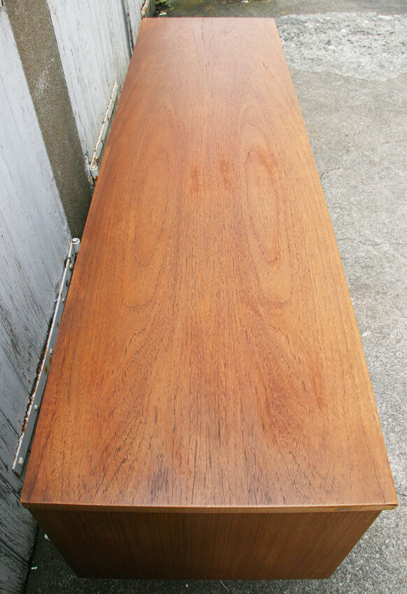 Sideboard 6 drawers in blond teak -1960/70