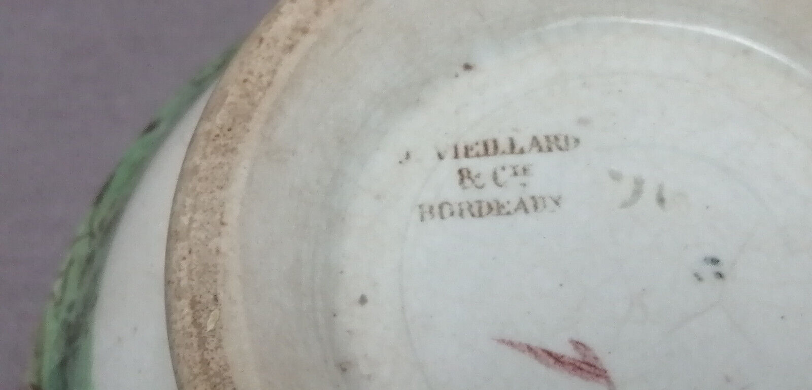 Bol ancien "j.viellard bordeaux"