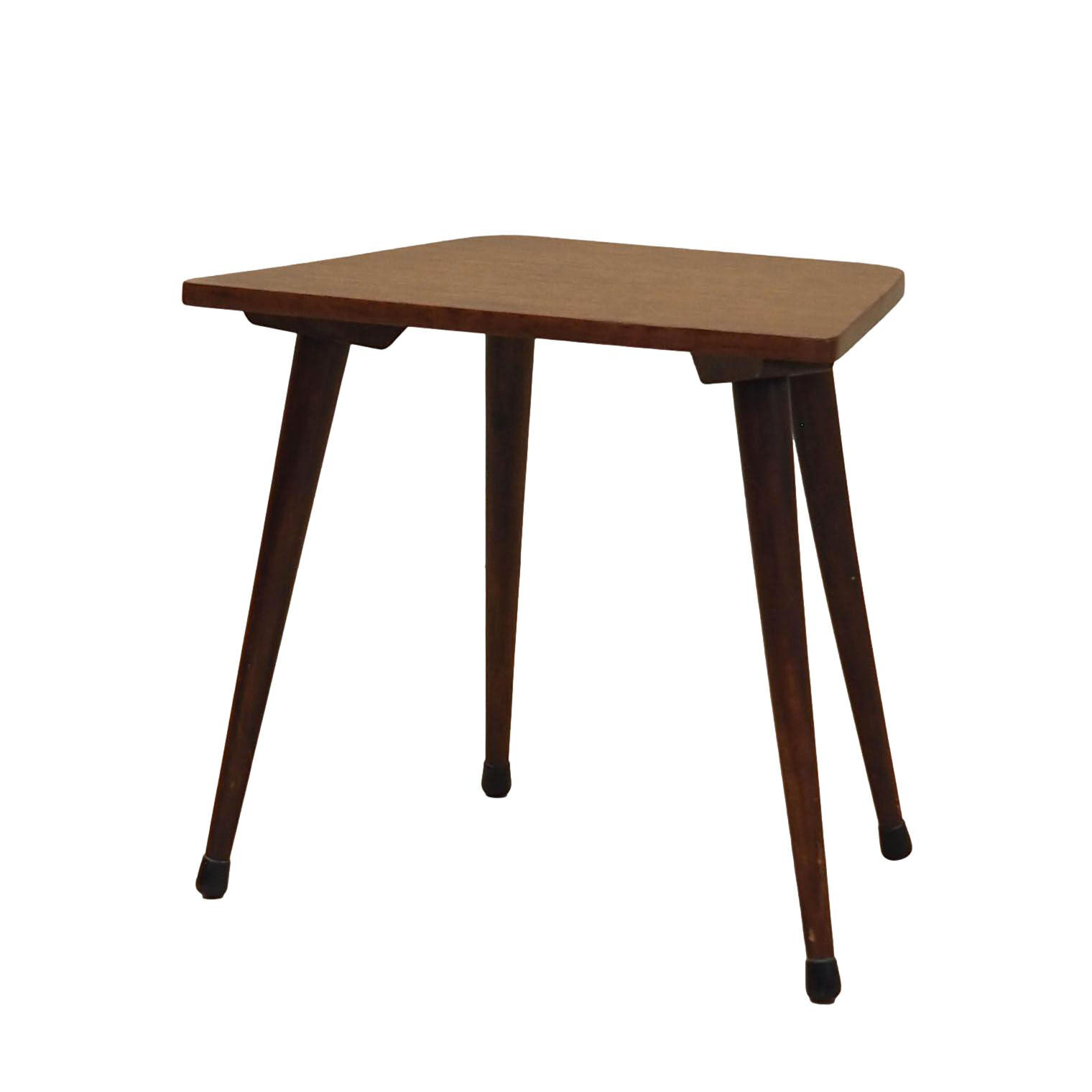 Tabouret en teck, design danois, années 1970, production: Danemark
