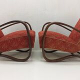 1940 Set of two Halabala Armchairs H 269 + Spider table