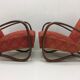 1940 Set of two Halabala Armchairs H 269 + Spider table