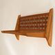 1960's Wooden Wall Shelf