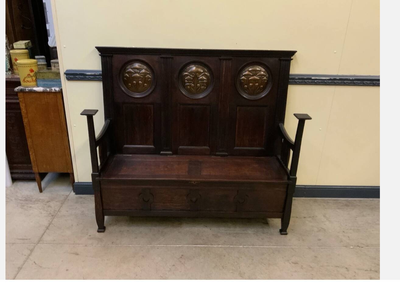 Antique - Chest Bench - Art Nouveau