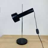 60s black and chrome adjustable spot desk lamp