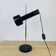 Lampe de bureau spot orientable années 60 noir et chrome