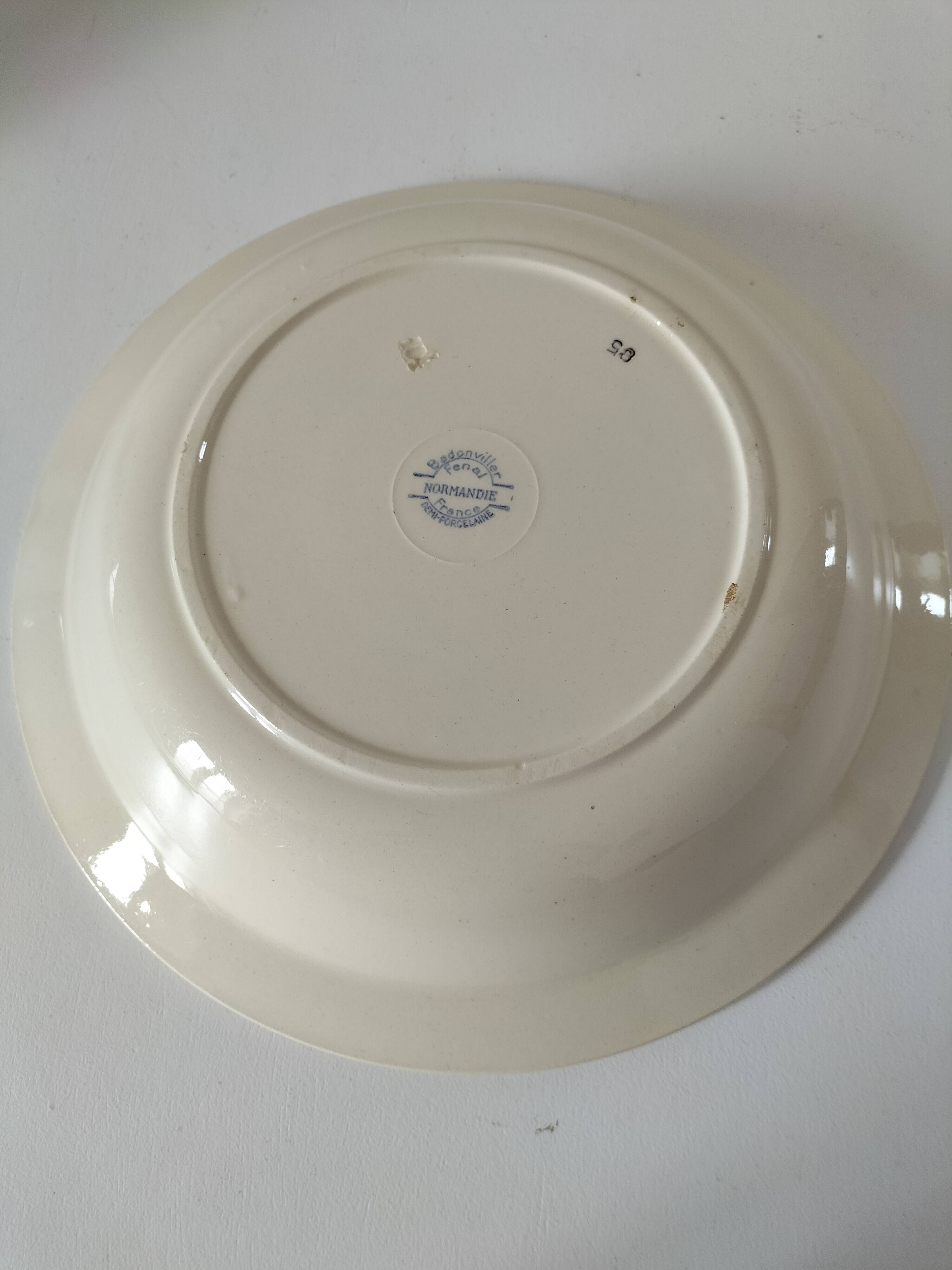 Badonviller Fénal Normandy model dish