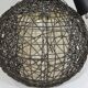 Brown rattan pendant lamp