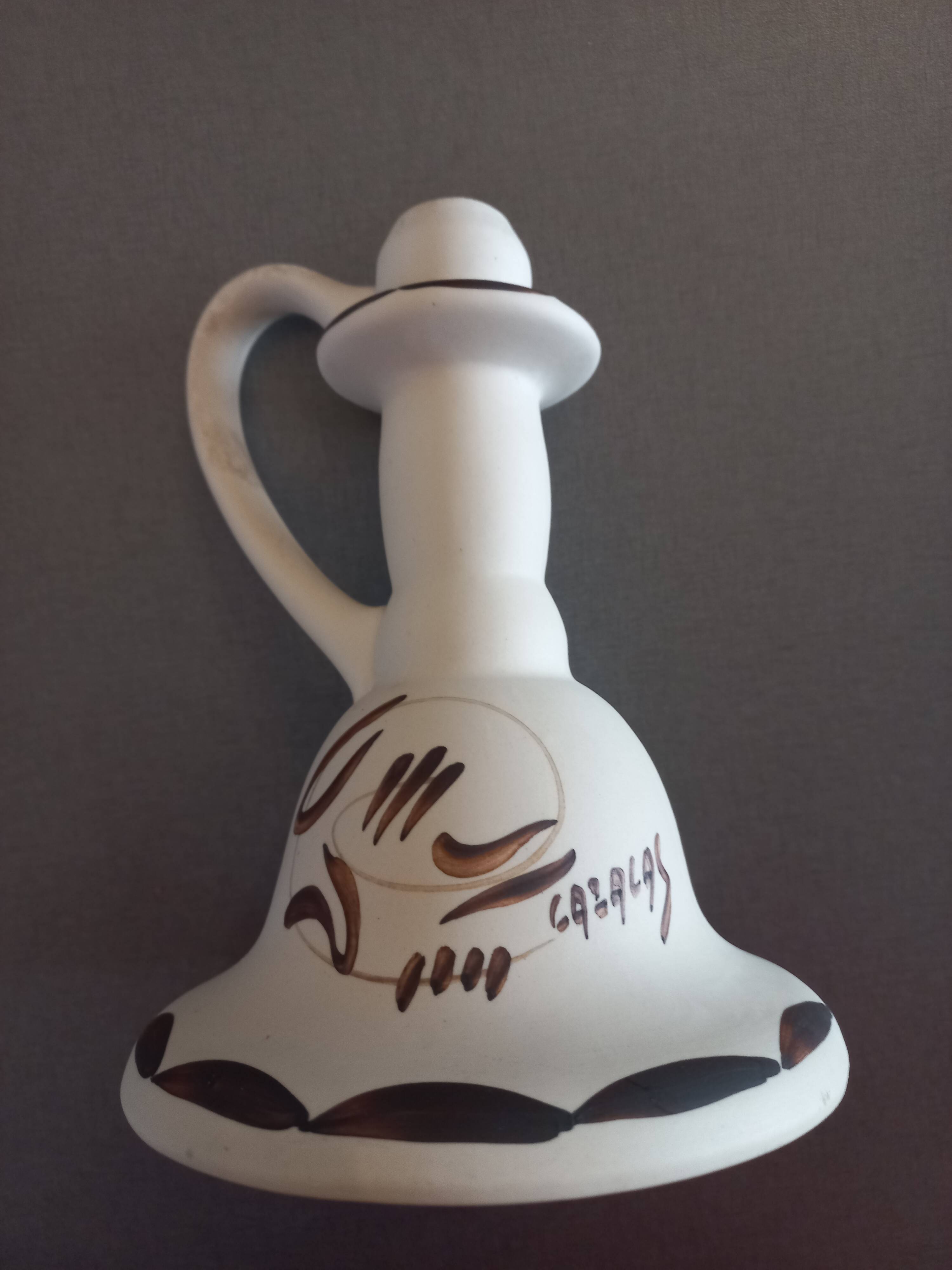 Candle holder signed Cazalas