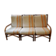 Devisable rattan bench