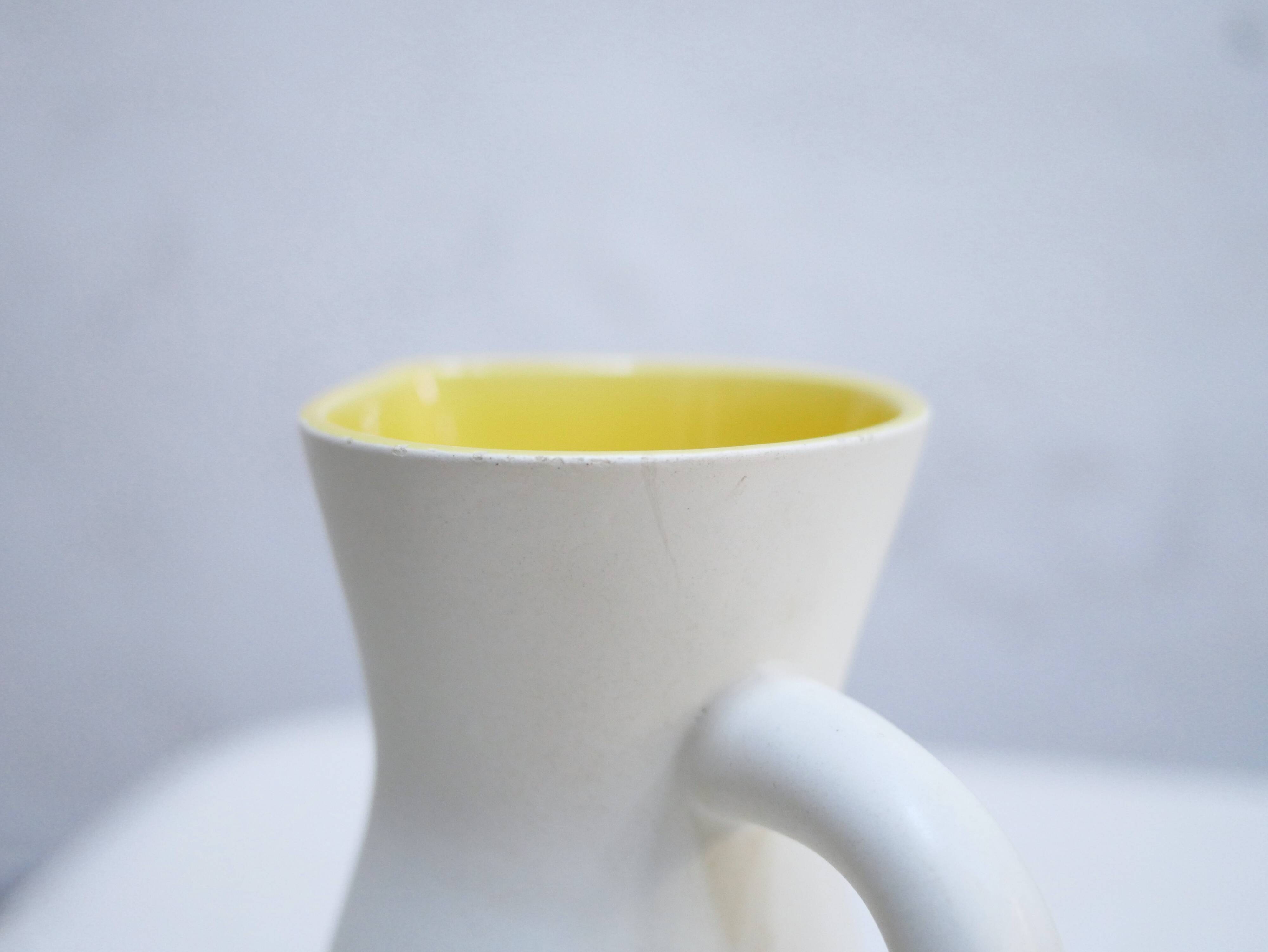 Vintage ceramic pitcher by the Saint Clément France factory