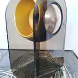 Chrome lamp and plexiglas 1970