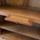 5-shelf solid wood bookcase