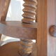 Shop stool with screw