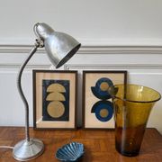 Lampe de bureau industrielle articulée – années 50