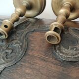 Bougeoirs en bronze
