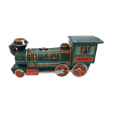 Sheet metal locomotive, 1950 toy, japan