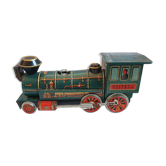 Locomotive en tôle, jouet de 1950, japon