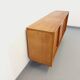 Vintage row in light oak wood from the 60s