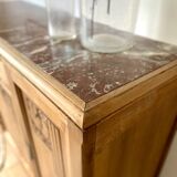 Art Deco sideboard in solid walnut
